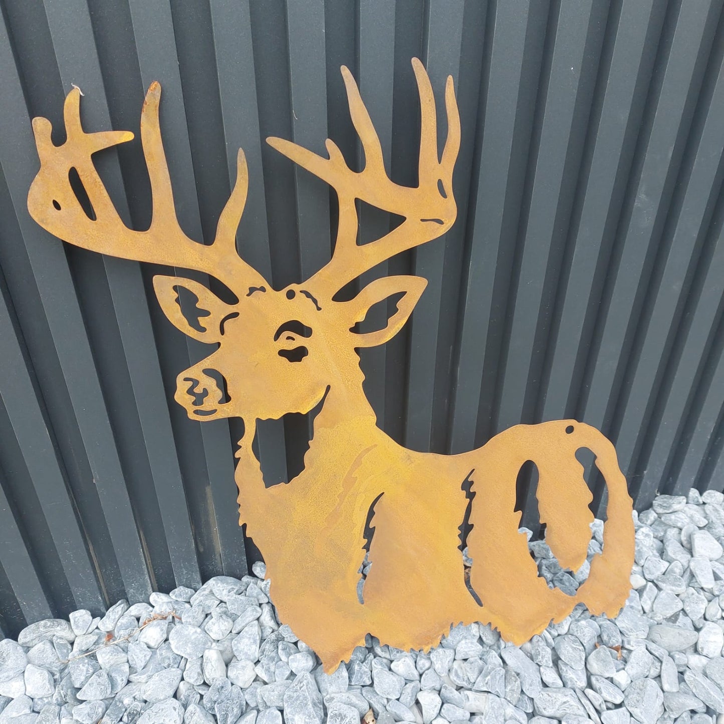 Eland in cortenstaal