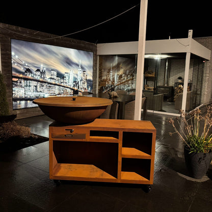 BBQ Fire-ID model RECTA diameter 100 cm