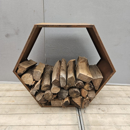 Wood storage Model honeycomb H 87 cm