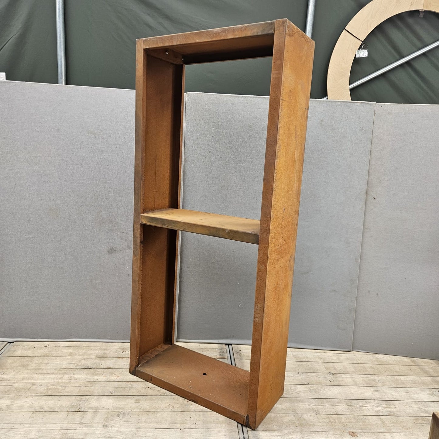 Corten steel wood storage 180 cm x 80 cm
