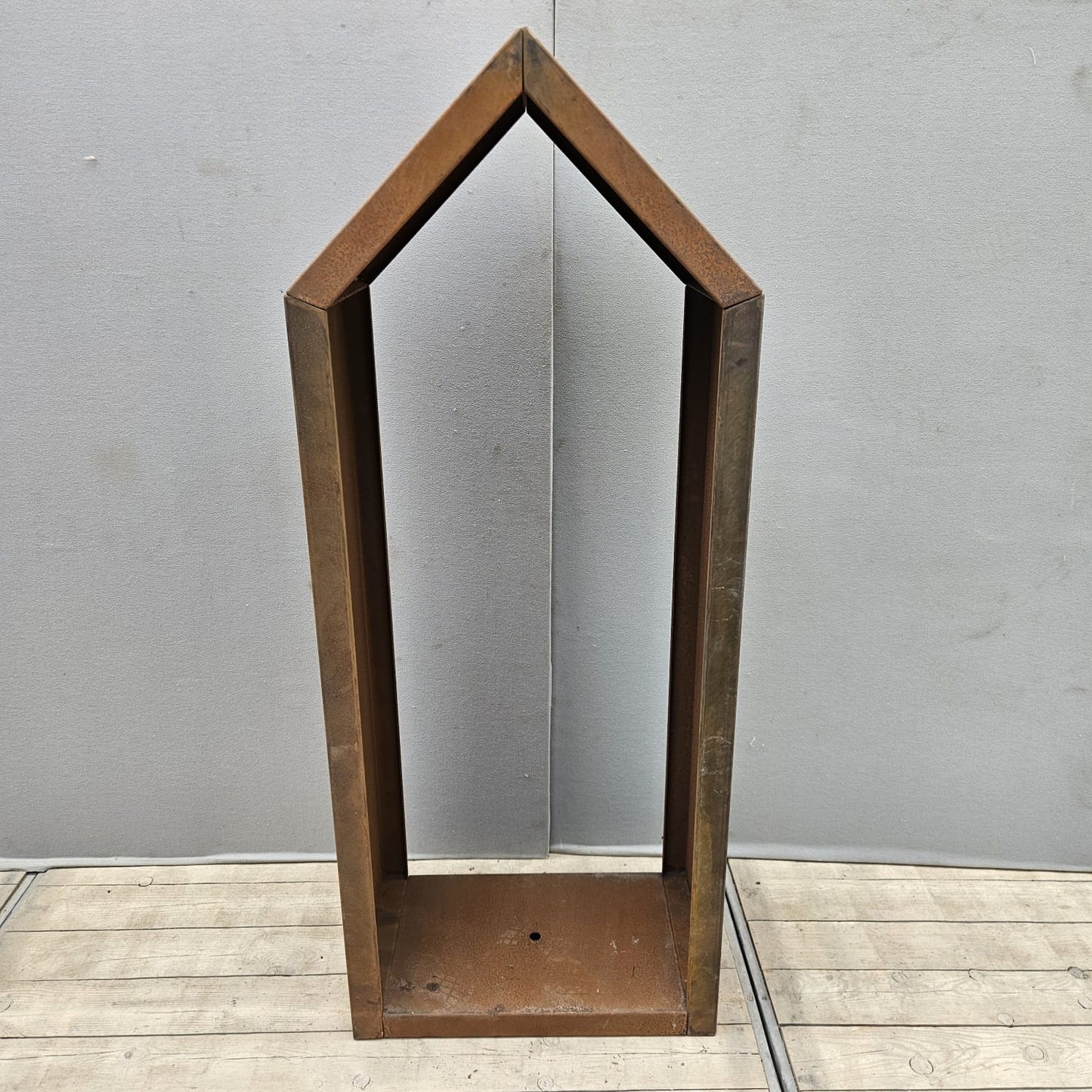 Corten steel wood storage 150 cm Model House