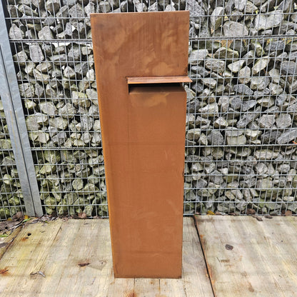 Boîte aux lettres avec ouverture d'angle, hauteur 120 cm
