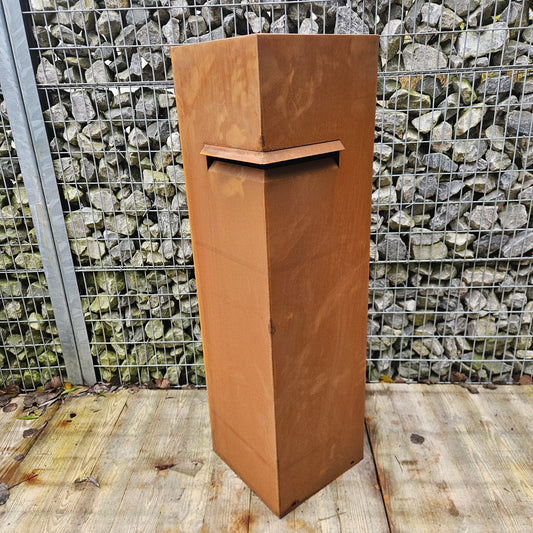 Boîte aux lettres avec ouverture d'angle, hauteur 120 cm