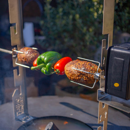BBQ Plancha Rotisserie Set with Motor (304 Stainless Steel)