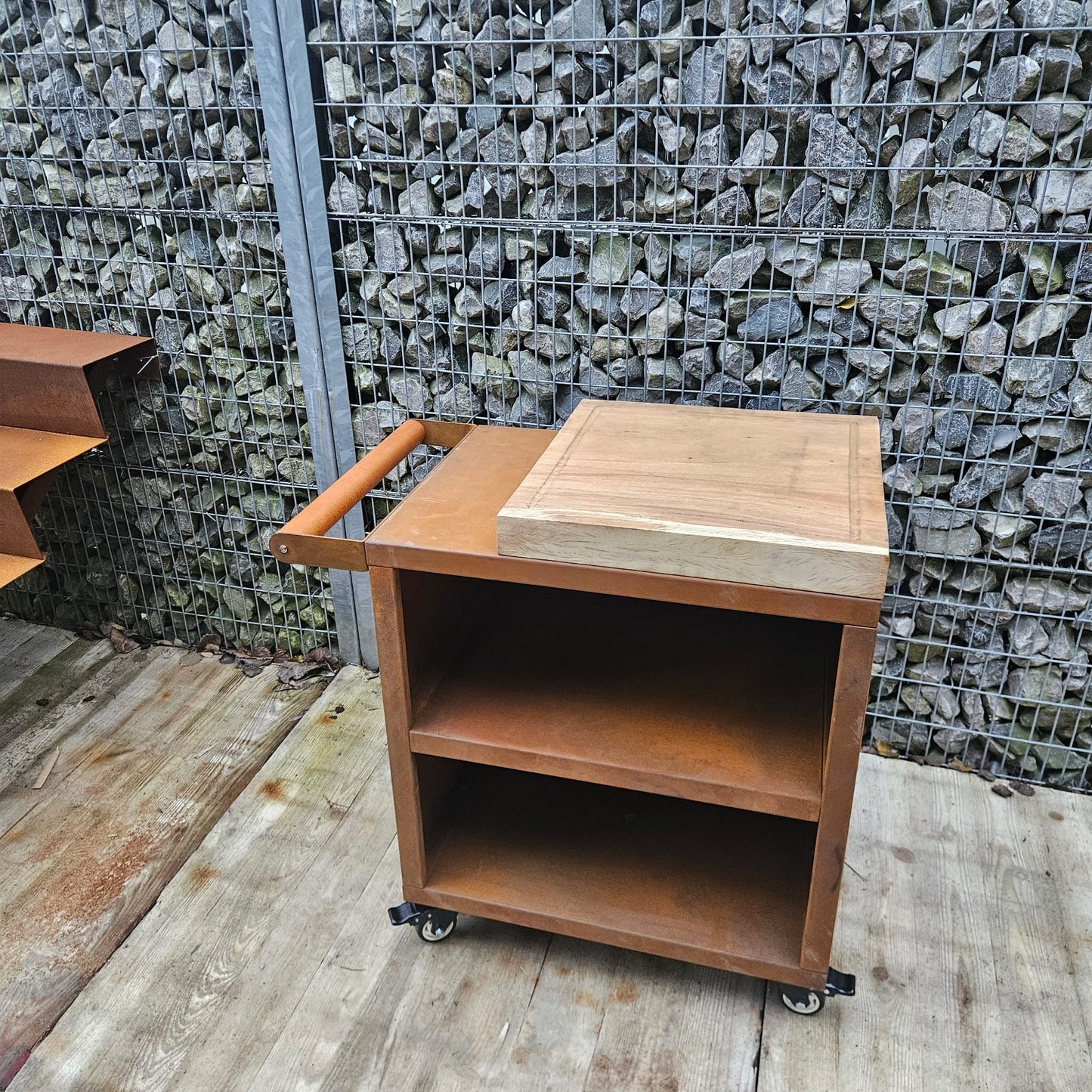 Kapblok in massief hout