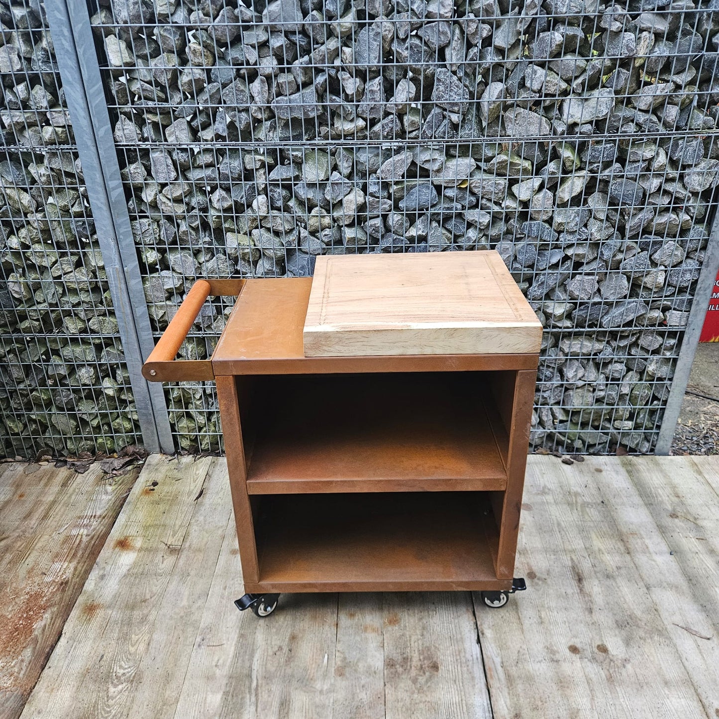 Kapblok in massief hout