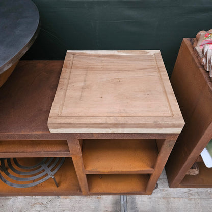 Kapblok in massief hout