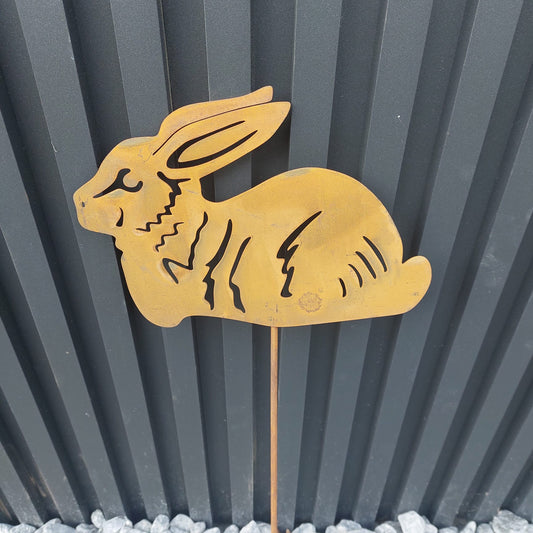 Lapin en corten