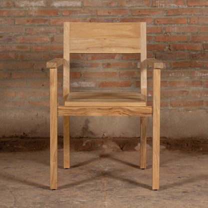 Premium Stackable Teak Garden Chair Salawati 1st