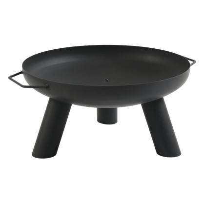 Fire bowl 68 x 58 x 28 cm in black steel