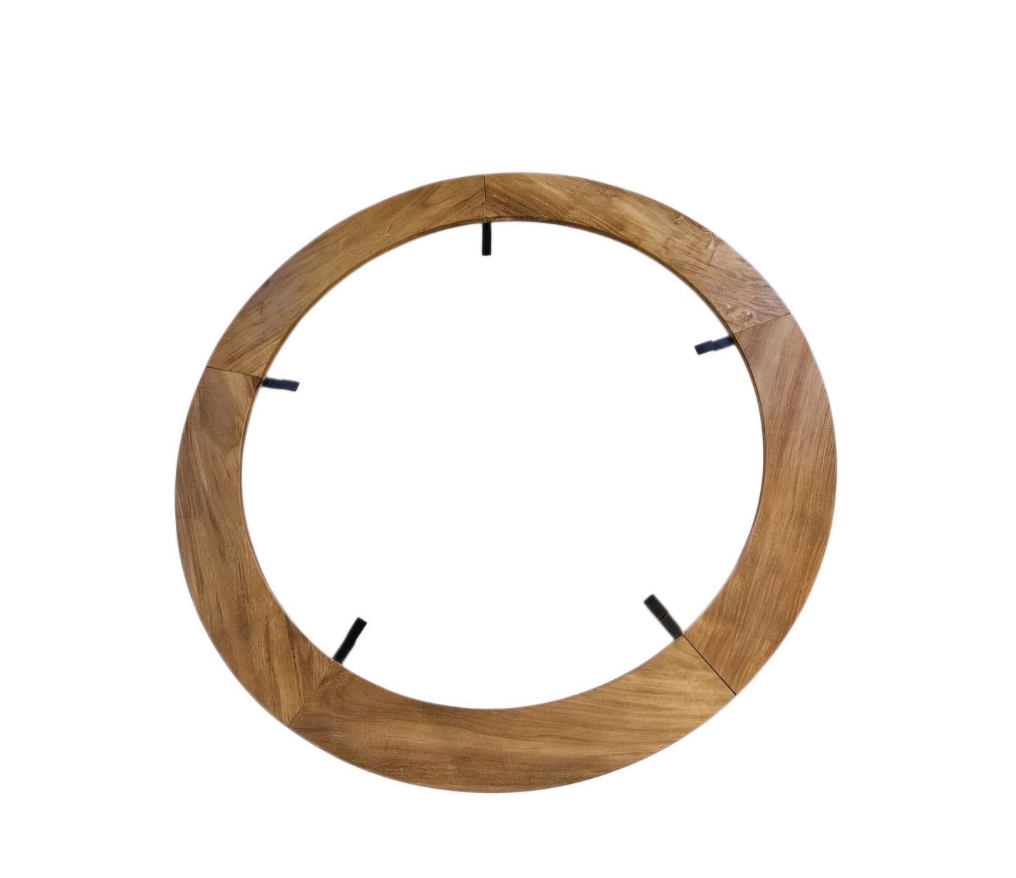 Fire guard/ mesa ring uit teakhout voor plancha's 100 cm
