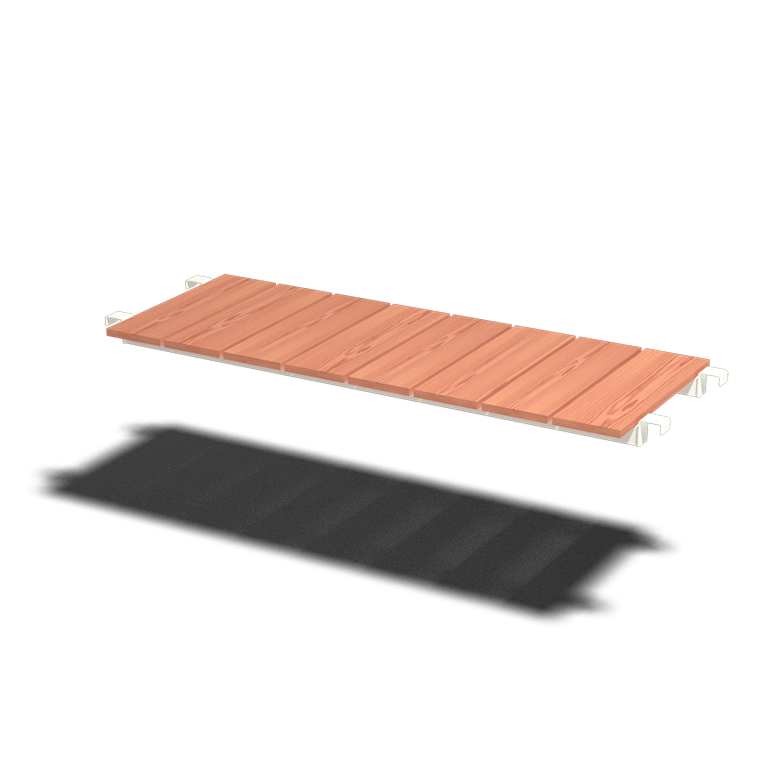 Banc en acier thermolaqué pour jardinières
