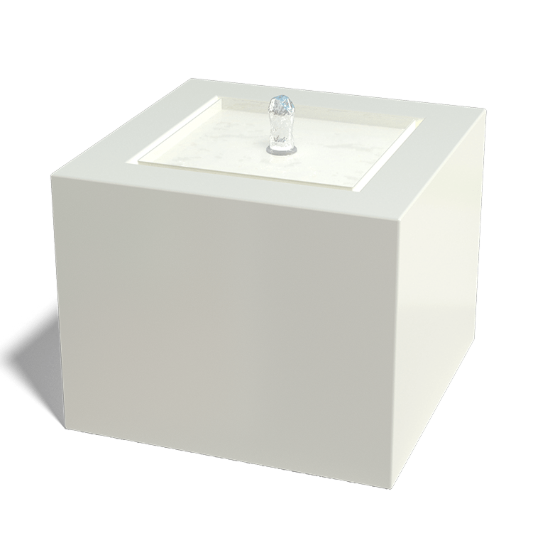 Aluminum water table 50 x 50 x 40 cm